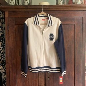 IZOD varsity jacket mens size M